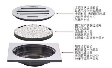 南安市本陶水暖潔具廠(chǎng)廠(chǎng)家直銷(xiāo)銅防臭地漏 高品質(zhì)、防蟑螂、價(jià)格實(shí)惠